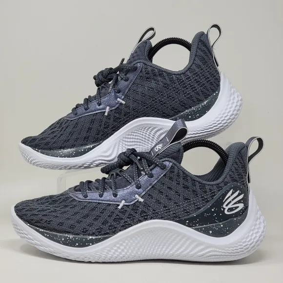 Under Armour Curry 10 Gray Basketball Shoes Sneakers 3026624-101 Men Sz 8.5 New