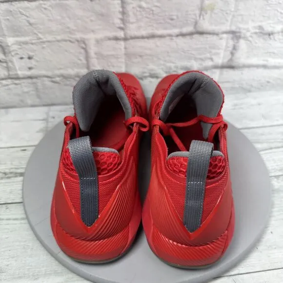 Under Armour Drive 4 Basketball Sneakers Mens 13 Low Red White Shoes Trainers