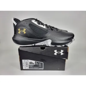 Under Armour Lockdown 6 Athletic Shoes Sneakers Mens 13 Black White 3025616-003
