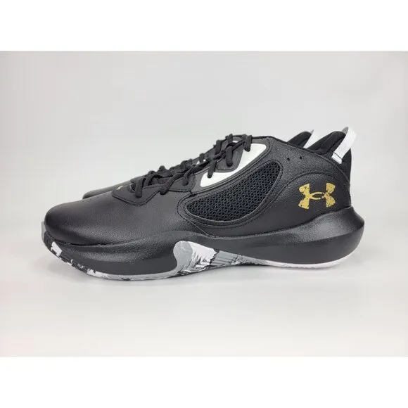 Under Armour Lockdown 6 Athletic Shoes Sneakers Mens 13 Black White 3025616-003