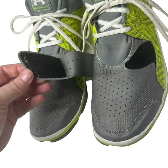 UNDER ARMOUR Men’s UA Micro G® Renegade Training Shoes Green Gray Chevron 14