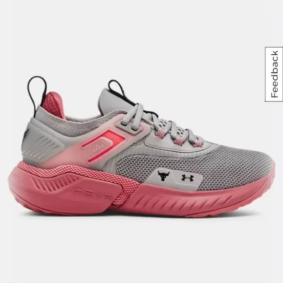 Under Armour Project Rock 5 iron paradise gray/pink size 10
