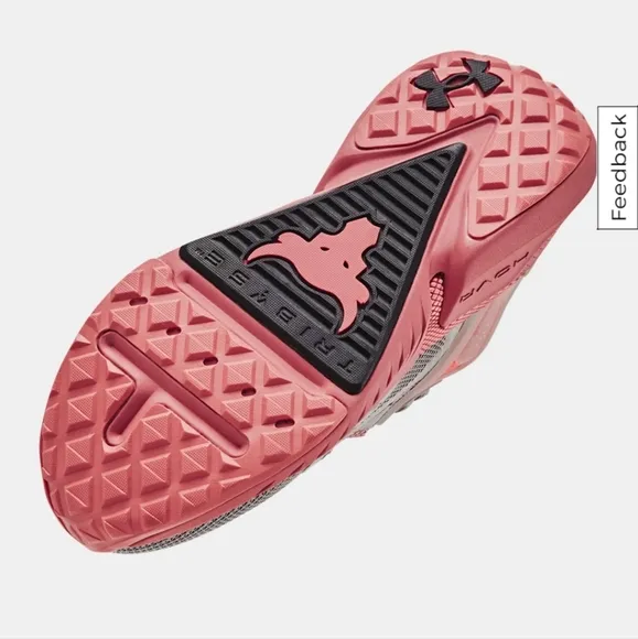 Under Armour Project Rock 5 iron paradise gray/pink size 10