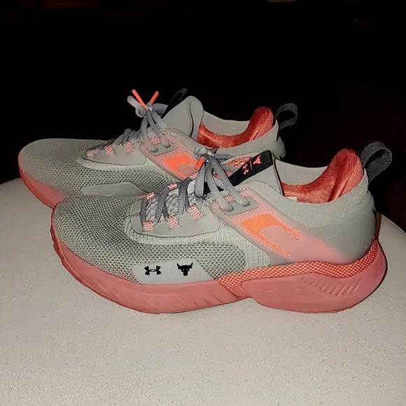Under Armour Project Rock 5 iron paradise gray/pink size 10