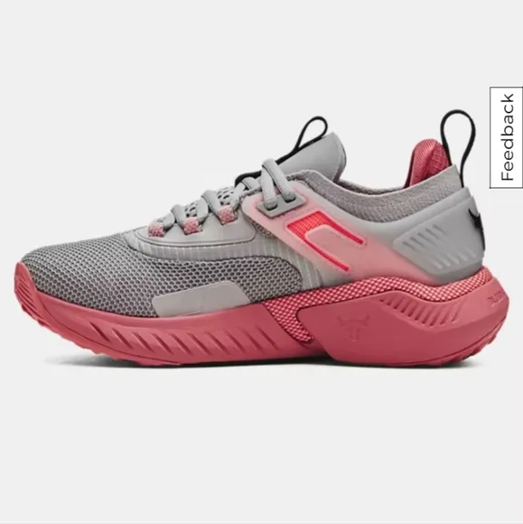 Under Armour Project Rock 5 iron paradise gray/pink size 10