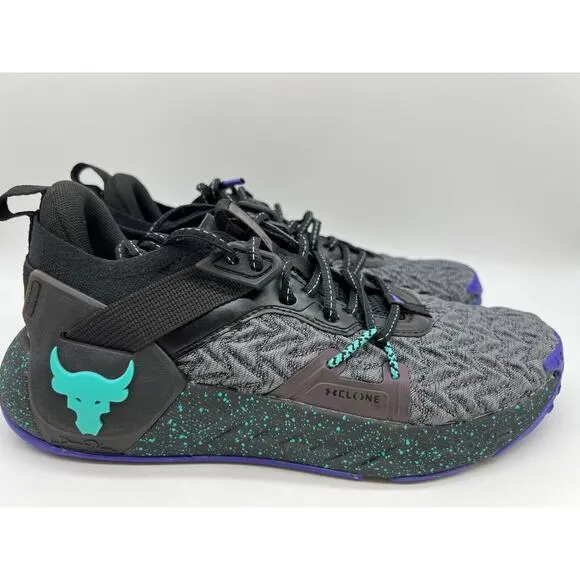 Under Armour Project Rock 6 Black Training Shoes 3026535-001 Women's Size 9🛒