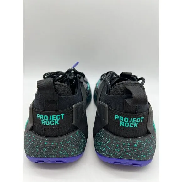 Under Armour Project Rock 6 Black Training Shoes 3026535-001 Women's Size 9🛒