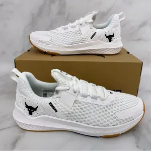 Under Armour Project Rock BSR 4 Mens Size 11 White Gray Shoes 3027344-100 New