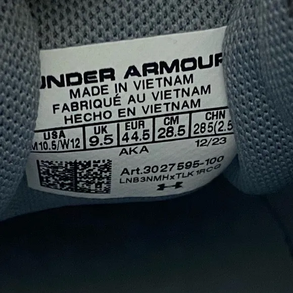 Under Armour UA Apparition Mens Shoes Sneakers Size 10.5 Metal Gray NEW