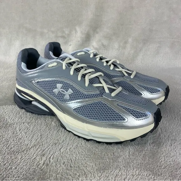 Under Armour UA Apparition Mens Shoes Sneakers Size 10.5 Metal Gray NEW