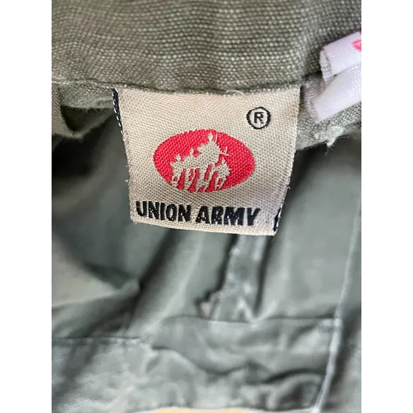U.S. Union Army Men's Pants Cargo Airforce Airborne Military Ankle Zip 32 Green