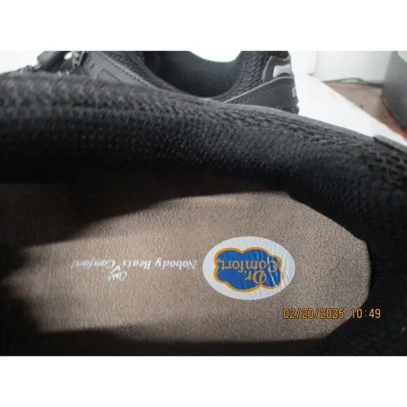 USED Dr. Comfort Mens Athletic Shoe, Black -Size 11 Extra Wide