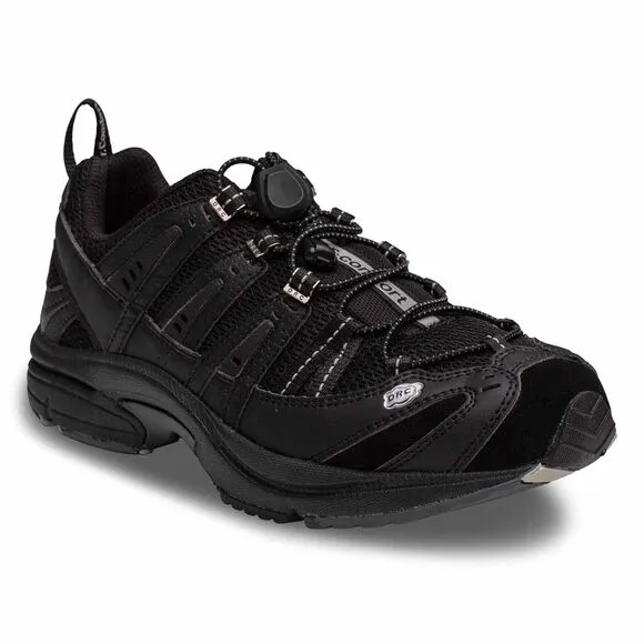 USED Dr. Comfort Mens Athletic Shoe, Black -Size 11 Extra Wide