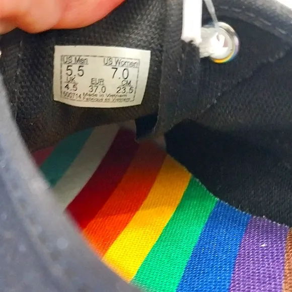 Vans‎ Authentic Pride 2023, Love Is Love Low Sneakers, NWT, Size 7|EUR 37