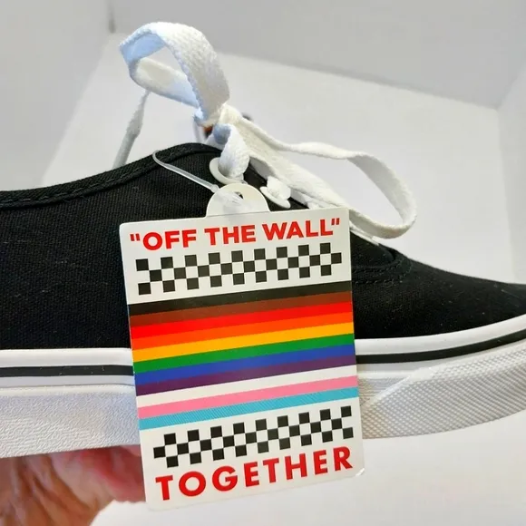 Vans‎ Authentic Pride 2023, Love Is Love Low Sneakers, NWT, Size 7|EUR 37