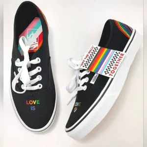 Vans‎ Authentic Pride 2023, Love Is Love Low Sneakers, NWT, Size 7|EUR 37