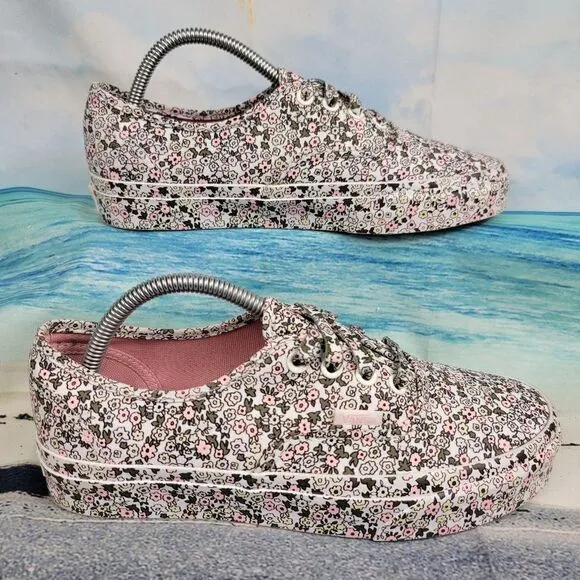 Vans Authentic Mono Floral Women's 7.5
