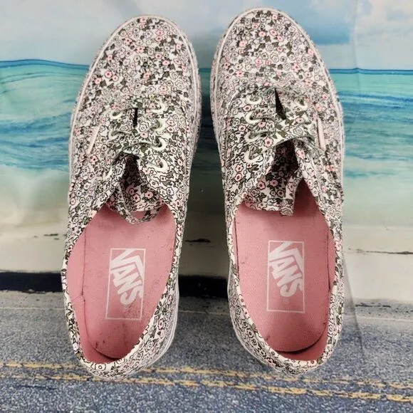 Vans Authentic Mono Floral Women's 7.5