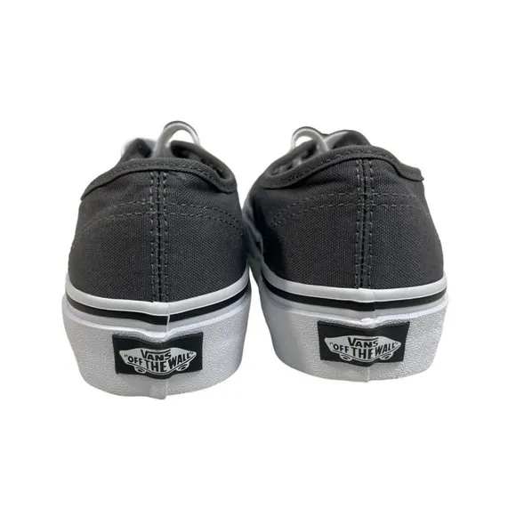 Vans Boys Grey Pewter Core Classic Sneakers Sz 4 NWB
