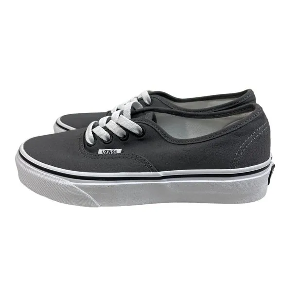 Vans Boys Grey Pewter Core Classic Sneakers Sz 4 NWB