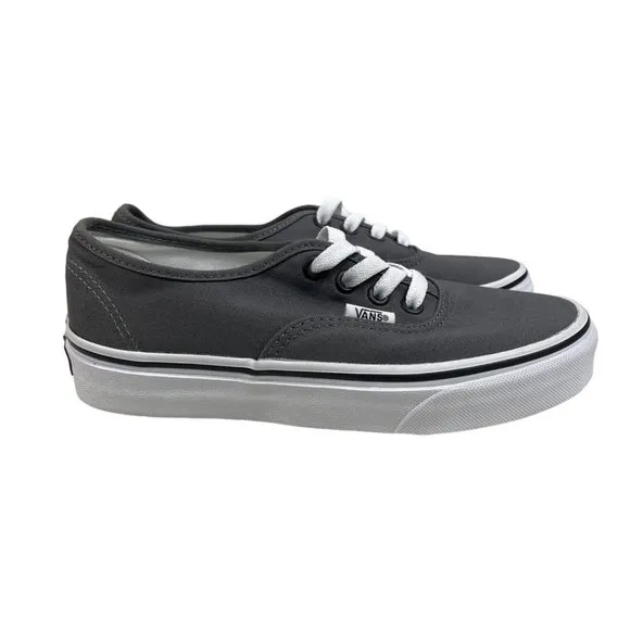 Vans Boys Grey Pewter Core Classic Sneakers Sz 4 NWB