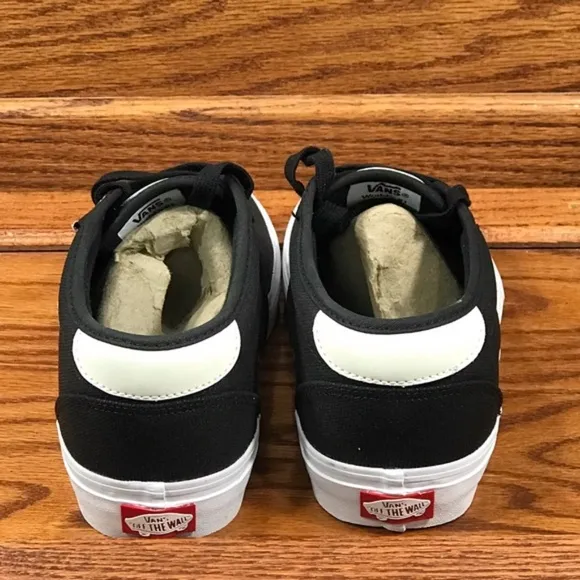 Vans Chima Estate Pro Waxed Canvas Black White Shoes