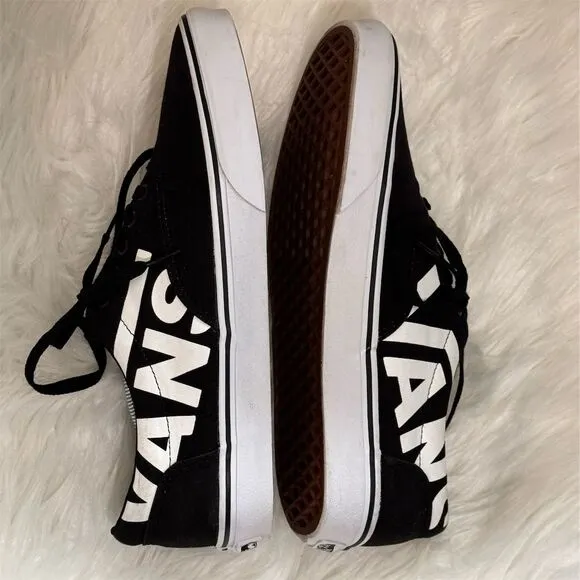 Vans Doheny Big Logo Men's Black Canvas Sneakers Size 11