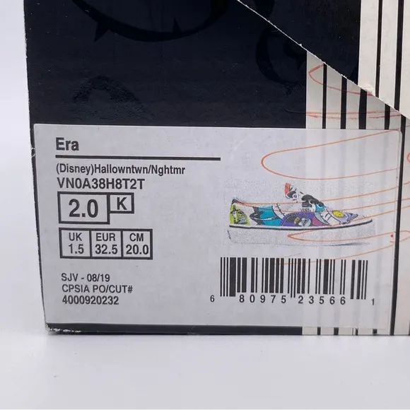 Vans Era Kids x The Nightmare Before Christmas Limited Edition Shoes  -  Size: 2