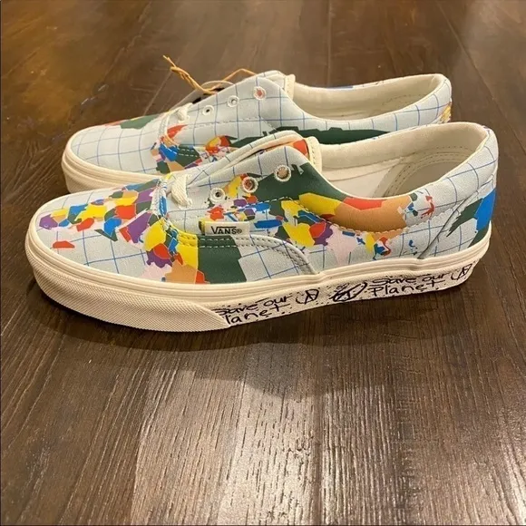 Vans Era Limited Edition Save Our Planet Skate Shoes Size 6 Women