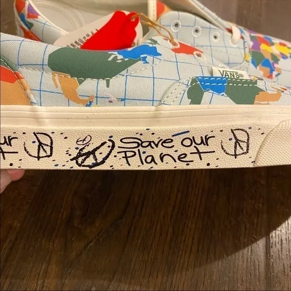 Vans Era Limited Edition Save Our Planet Skate Shoes Size 6 Women