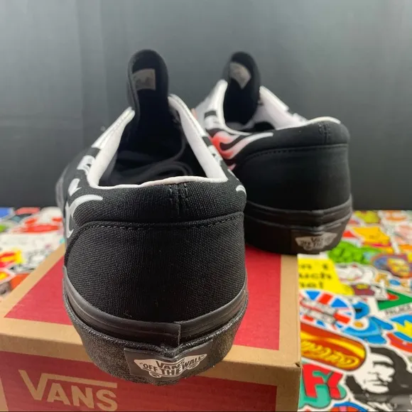 Vans Era Silver Metallic Flame 8.5 Womens / 7 Youth