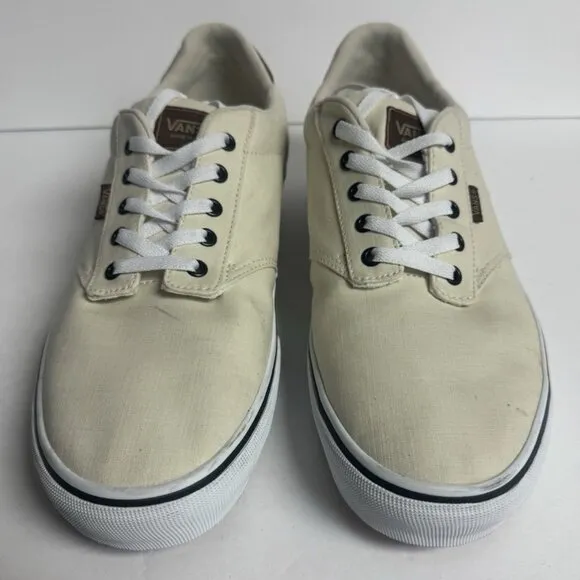 Vans Men's Atwood Beige Lace-Up Sneakers, Size 13 M