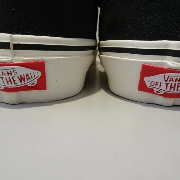 Vans Men's Chukka Low Pro Raven Black Marshmallow Canvas Suede shoes Size 6.5