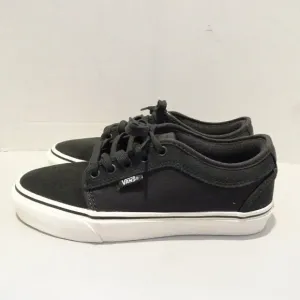 Vans Men's Chukka Low Pro Raven Black Marshmallow Canvas Suede shoes Size 6.5