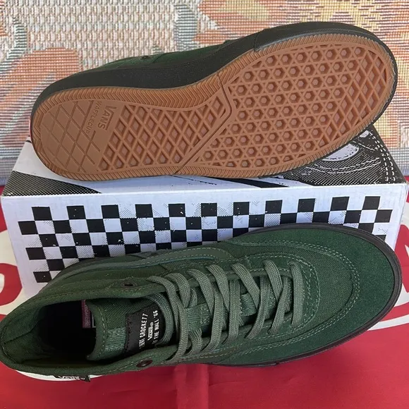 Vans Men’s Crockett HighDark Green/BlackVN0A5JIG3MZsneakers