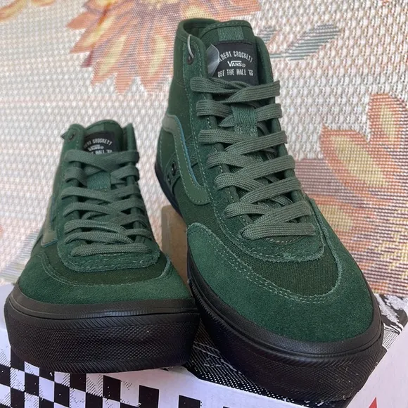 Vans Men’s Crockett HighDark Green/BlackVN0A5JIG3MZsneakers