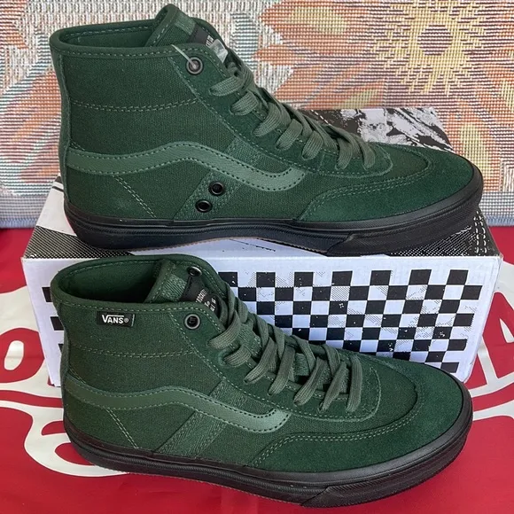 Vans Men’s Crockett HighDark Green/BlackVN0A5JIG3MZsneakers