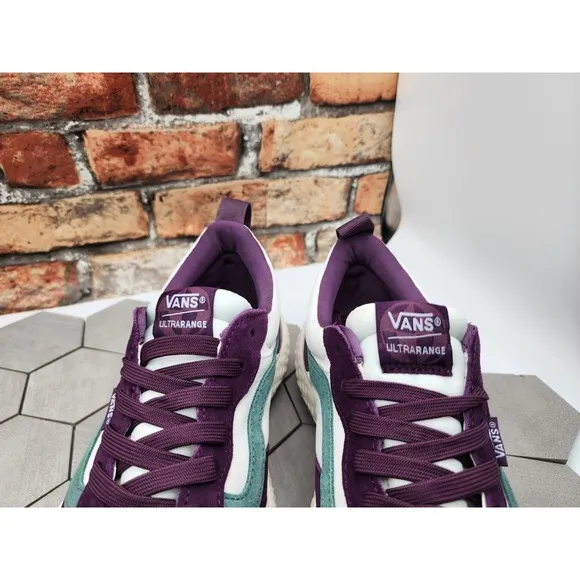 Vans Men's UltraRange Neo Vr3 Skate Trail Shoes Marshmallow Purple Teal Size 10