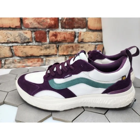 Vans Men's UltraRange Neo Vr3 Skate Trail Shoes Marshmallow Purple Teal Size 10