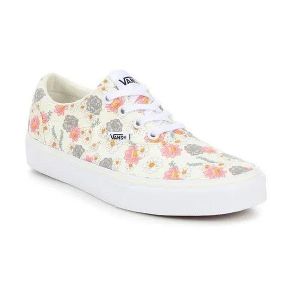 Vans NIB Women’s Doheny Desert Floral Marshmallow Canvas Skate Shoe size 11