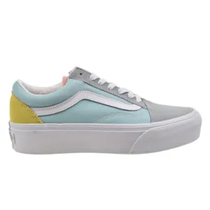 Vans OFF THE WALL Color Block Old Skool Platform Shoes Pastel