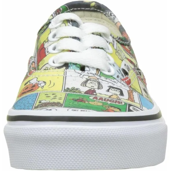 Vans Off The Wall Kids X Peanuts Comics Authentic Skate Shoes