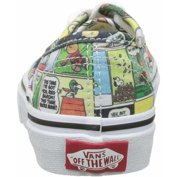 Vans Off The Wall Kids X Peanuts Comics Authentic Skate Shoes