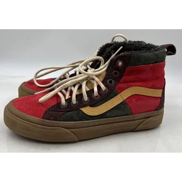 Vans Off The Wall Shoes Womens Sz 6.5 Sk8-Hi 46 All Weather Mte Dx
