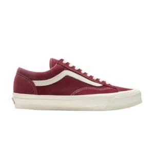 Vans Og Style 36 Lx Suede/Canvas Pomegranate/Classic White WMNS