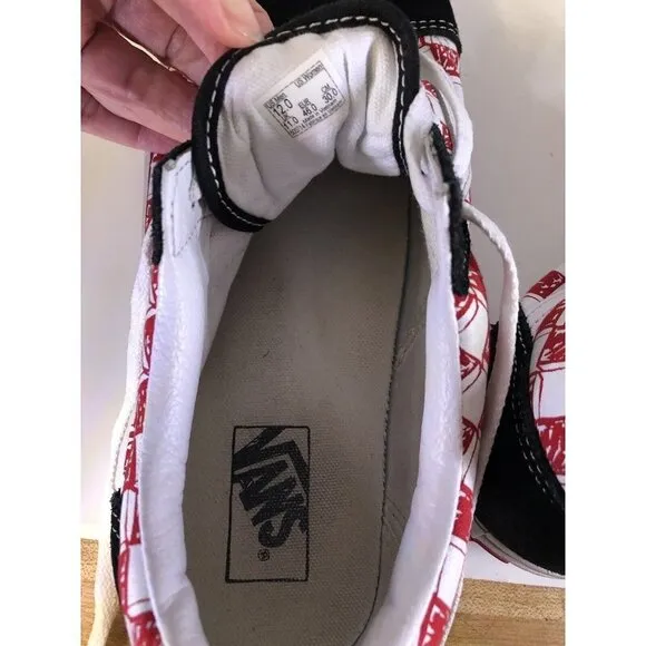 Vans Old School Sketch Checkerboard Sneakers Off The Wall Size 12