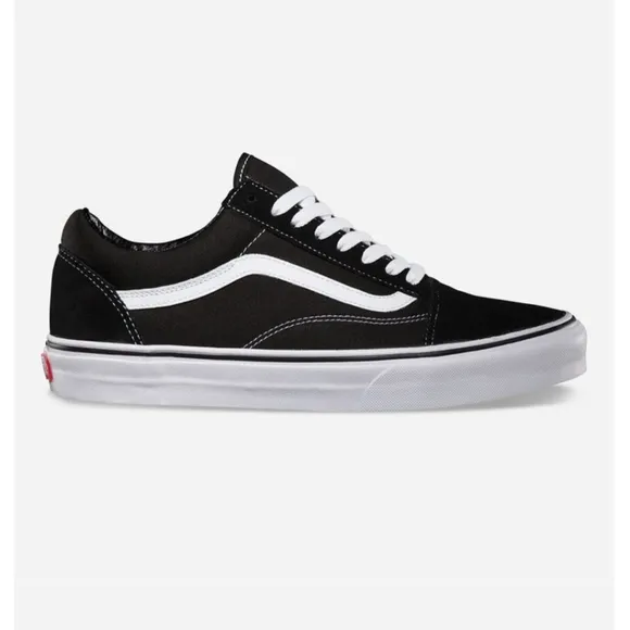 VANS | Old Skool Black &amp; White Sneakers | Mens 6.5/Womens 8/EUR 38.5