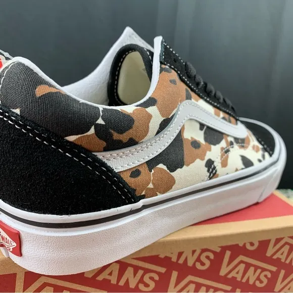 Vans Old Skool Brown Camo Womens Various Sizes