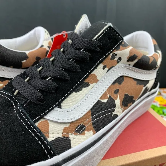 Vans Old Skool Brown Camo Womens Various Sizes