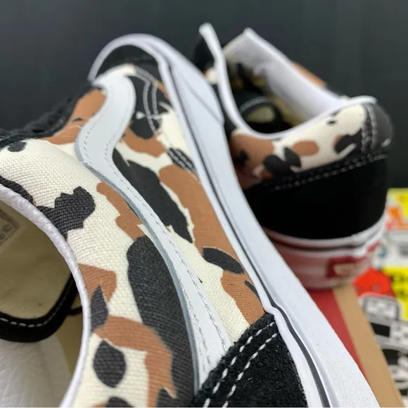 Vans Old Skool Brown Camo Womens Various Sizes